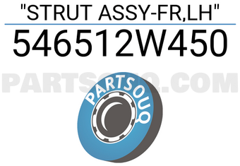 Hyundai / KIA 546512W450 STRUT ASSY-FR,LH