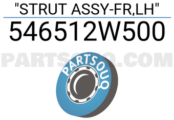 Hyundai / KIA 546512W500 STRUT ASSY-FR,LH