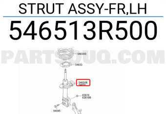 Hyundai / KIA 546513R500 STRUT ASSY-FR,LH