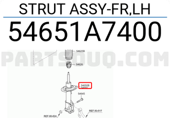 Hyundai / KIA 54651A7400 STRUT ASSY-FR,LH
