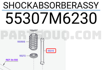 Hyundai / KIA 55307M6230 SHOCKABSORBERASSY