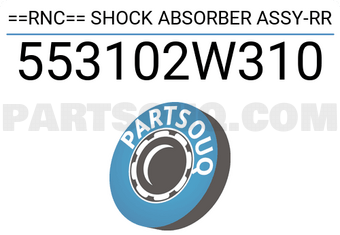 Hyundai / KIA 553102W310 ==RNC== SHOCK ABSORBER ASSY-RR