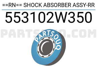 Hyundai / KIA 553102W350 ==RN== SHOCK ABSORBER ASSY-RR