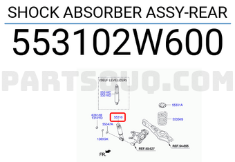 Hyundai / KIA 553102W600 SHOCK ABSORBER ASSY-REAR