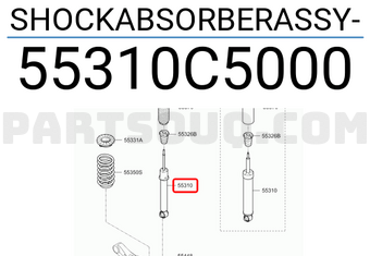 Hyundai / KIA 55310C5000 SHOCKABSORBERASSY