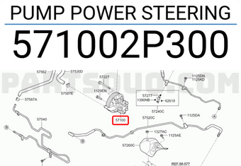 Hyundai / KIA 571002P300 PUMP POWER STEERING