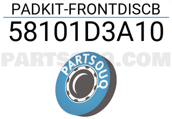Hyundai / KIA 58101D3A10 PADKIT-FRONTDISCB