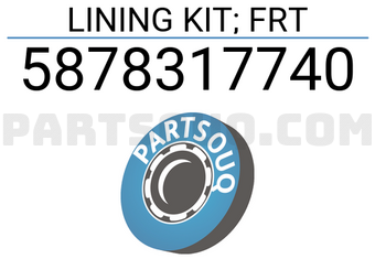 Hyundai / KIA 5878317740 LINING KIT; FRT