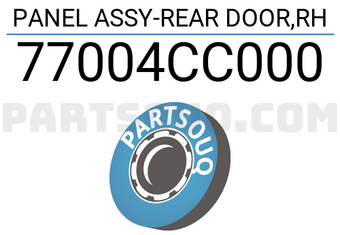Hyundai / KIA 77004CC000 PANEL ASSY-REAR DOOR,RH