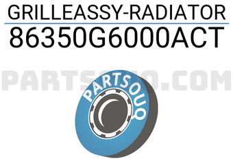 Hyundai / KIA 86350G6000ACT GRILLEASSY-RADIATOR