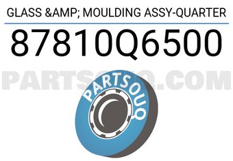 Hyundai / KIA 87810Q6500 GLASS & MOULDING ASSY-QUARTER