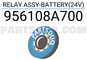 Hyundai / KIA 956108A700 RELAY ASSY-BATTERY(24V)