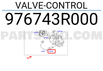 Hyundai / KIA 976743R000 VALVE-CONTROL