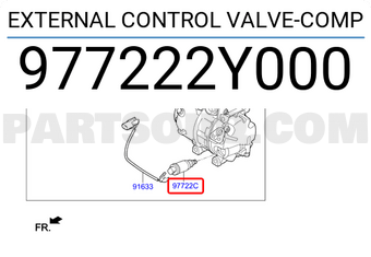 Hyundai / KIA 977222Y000 EXTERNAL CONTROL VALVE-COMP