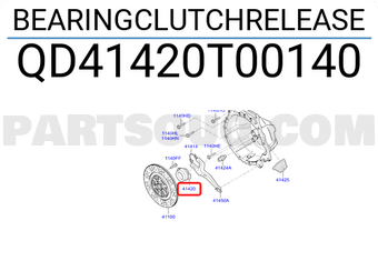 Hyundai / KIA QD41420T00140 BEARINGCLUTCHRELEASE