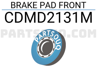 INTIMA CDMD2131M BRAKE PAD FRONT