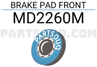 INTIMA MD2260M BRAKE PAD FRONT