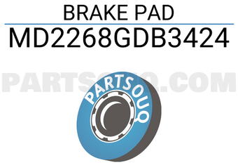 INTIMA MD2268GDB3424 BRAKE PAD