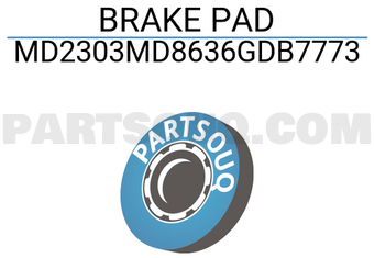 INTIMA MD2303MD8636GDB7773 BRAKE PAD
