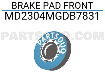 INTIMA MD2304MGDB7831 BRAKE PAD FRONT