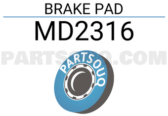 INTIMA MD2316 BRAKE PAD