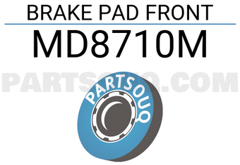 INTIMA MD8710M BRAKE PAD FRONT