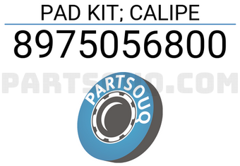 Isuzu 8975056800 PAD KIT; CALIPE