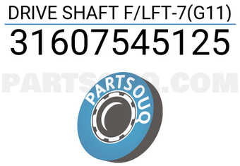 JEEP 31607545125 DRIVE SHAFT F/LFT-7(G11)