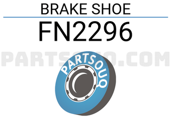 JFBK FN2296 BRAKE SHOE