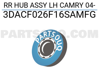 KOYO 3DACF026F16SAMFG RR HUB ASSY LH CAMRY 04-
