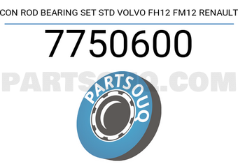 Kolbenschmidt 7750600 CON ROD BEARING SET STD VOLVO FH12 FM12 RENAULT