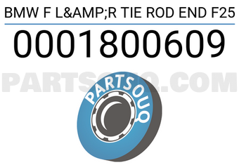 Lemforder 0001800609 BMW F L&R TIE ROD END F25