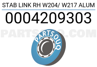 Lemforder 0004209303 STAB LINK RH W204/ W217 ALUM