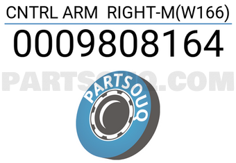 Lemforder 0009808164 CNTRL ARM RIGHT-M(W166)