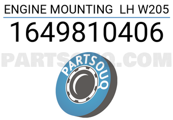 Lemforder 1649810406 ENGINE MOUNTING LH W205