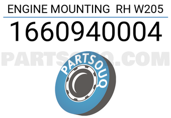 Lemforder 1660940004 ENGINE MOUNTING RH W205