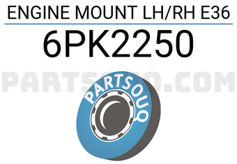 Lemforder 6PK2250 ENGINE MOUNT LH/RH E36
