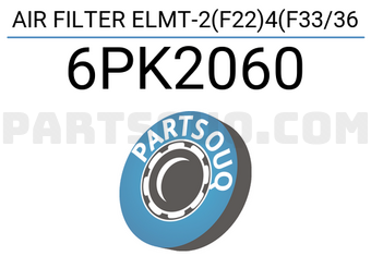 MANN 6PK2060 AIR FILTER ELMT-2(F22)4(F33/36