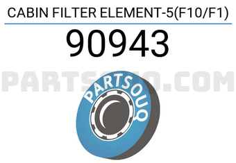 MANN 90943 CABIN FILTER ELEMENT-5(F10/F1)