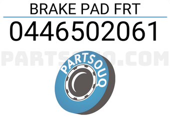 MAXPART 0446502061 BRAKE PAD FRT