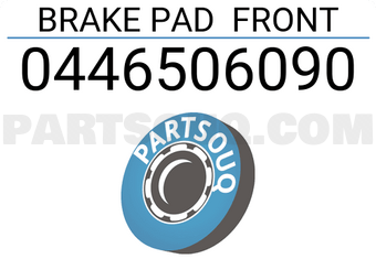 MAXPART 0446506090 BRAKE PAD FRONT