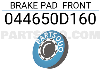 MAXPART 044650D160 BRAKE PAD FRONT