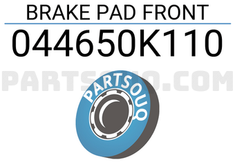 MAXPART 044650K110 BRAKE PAD FRONT