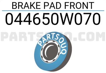 MAXPART 044650W070 BRAKE PAD FRONT