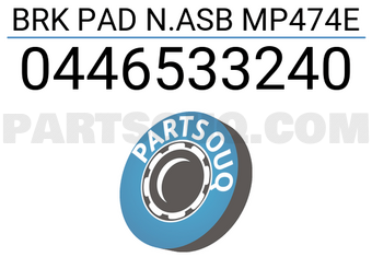 MAXPART 0446533240 BRK PAD N.ASB MP474E