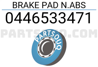 MAXPART 0446533471 BRAKE PAD N.ABS
