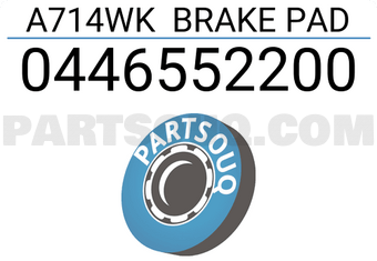 MAXPART 0446552200 A714WK BRAKE PAD