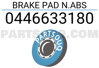 MAXPART 0446633180 BRAKE PAD N.ABS