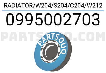 MAXPART 0995002703 RADIATOR/W204/S204/C204/W212