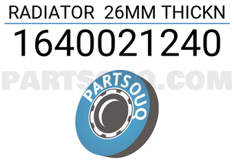 MAXPART 1640021240 RADIATOR 26MM THICKN